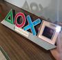 Imagem de Placa Playstation Espelhado 3d Decorativo De Mesa Geek/Gamer