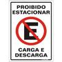 Imagem de Placa proibido estacionar (carga e descarga)