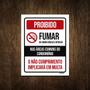 Imagem de Placa Proibido Fumar Jogar Áreas Comuns Condomínio 36X46