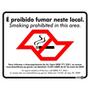 Imagem de Placa Proibido Fumar Neste Local 30x20 Cm PS611SP Encartale