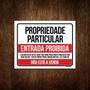 Imagem de Placa Propriedade Particular Não Está A Venda 18X23