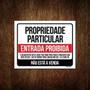 Imagem de Placa Propriedade Particular Não Está A Venda Preto 36X46