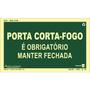 Imagem de Placa PVC Rígido Porta Corta Fogo Fotoluminescente 0,80mm 24x12 PAF-913