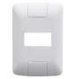 Imagem de Placa Retangular 1 Posto Horizontal Mod. Aria Cor: Branca 4x2 Ref: 57203/004 -TRAMONTINA