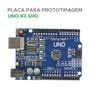 Imagem de Placa Robótica Uno Rev3 R3 Atmega328 Smd + Cabo Usb + Pinos