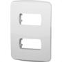 Imagem de Placa Schneider Miluz Branca 4X2 - 2 Modulos Com Suporte - S3B57220