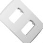Imagem de Placa Schneider Miluz Branca 4X2 - 2 Modulos Com Suporte - S3B57220