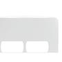 Imagem de Placa Schneider Miluz Branca 4X4 - 2 Modulos Com Suporte - S3B27520