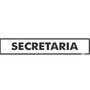 Imagem de Placa Secretaria 30 x 6,5 Cm PS160 Encartale