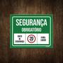 Imagem de Placa Segurança Obrigatório Cinto De Segurança Farol 36X46