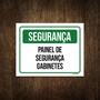 Imagem de Placa Segurança Painel De Segurança Gabinetes 27X35