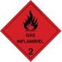 Imagem de Placa simbologia gas inflamavel n.2