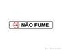 Imagem de Placa Sinal.Pvc 05X25Cm Nao Fume Ref2355