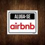 Imagem de Placa Sinalização - Aluga-Se Airbnb 18X23