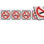 Imagem de Placa Sinalizacao Aluminio 05X05 ''Proibido Fumar'' Com 5 Pecas 100Ch