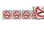 Imagem de Placa Sinalizacao Aluminio 05X05 ''Proibido Fumar'' Com 5 Pecas 100Ch