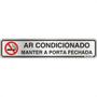 Imagem de Placa Sinalizacao Aluminio 05X25 ''Ar Condicionado'' 100An