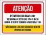 Imagem de Placa Sinalização - Atenção Horários Lixo Feriado 27X35