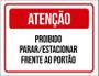 Imagem de Placa Sinalização - Atenção Proibido Parar Estacionar 27X35