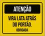 Imagem de Placa Sinalização - Atenção Vira Lata Atrás Do Portão 27X35