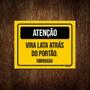 Imagem de Placa Sinalização - Atenção Vira Lata Atrás Do Portão 36X46