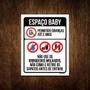 Imagem de Placa Sinalização - Condomínio Espaço Baby 27X35