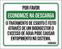 Imagem de Placa Sinalização - Economize Na Descarga Biodigestor 36X46