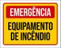 Imagem de Placa Sinalização - Emergência Equipamento Incêndio 36X46