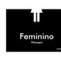 Imagem de Placa Sinalizacao Poliestireno 15X18 ''Feminino (Portugues/Ingles)'' Blk03