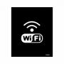 Imagem de Placa Sinalizacao Poliestireno 15X18 "Nternet Wifi"  Blk07