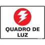 Imagem de Placa Sinalizacao Poliestireno 15X20 ''Quadro De Luz''  220Al