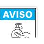 Imagem de Placa Sinalizacao Poliestireno 15X20 ''Use Alcool Em Gel''  Cov02