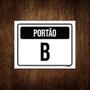Imagem de Placa Sinalização - Portão B 36X46