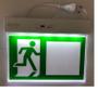Imagem de Placa Sinalização ROTA DE FUGA DF  verde com Luz Emergência - Segurimax 38532
