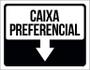 Imagem de Placa Sinalização - Seta Caixa Preferêncial 36X46