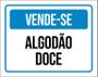 Imagem de Placa Sinalização - Vende-Se Algodão Doce ul 18X23