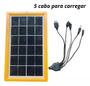 Imagem de Placa Solar 6v Com Usb Para Camping Carrega Celular DP-Li27