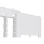 Imagem de Placa Steck Linha Stella Branca 4X4 - 1 Modulo + 1 Modulo Horizontal Com Suporte 9772