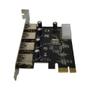 Imagem de Placa Usb 3.0 Pci-E 4 Portas 5Gbps Pci-Express Pc Kp T102