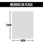 Imagem de Placa Uso Obrigatório Máscara Estabelecimento Comércio 27X35