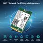 Imagem de Placa WiFi 7 GigaPlus Intel BE200NGW - Sem Fio, 5800Mbps