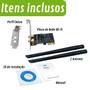 Imagem de Placa Wifi Dual Band 2.4GHz e 5GHz 1200 Mbps PCI Express com 2 Antenas 3dBi Ajustáveis Alta Velocidade Rede Wireless