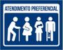 Imagem de Placas Atendimento Preferencial - Idosos Gestantes 27X35