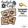 Imagem de Placas Cantinho do Café Moderno em Mdf 3d Com Frase