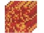 Imagem de Placas de Base 12x12 Vermelhas SlabDreamLab - Pacote com 4 Unidades