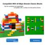 Imagem de Placas de base de construção LVHERO Classic 10x10cm, pacote com 16, verdes