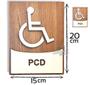 Imagem de Placas para banheiro wc sinalização mdf decorativa 3mm + PCD