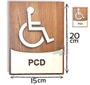 Imagem de Placas para sanitário wc sinalização mdf decorativa 6mm PCD