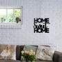 Imagem de Placas Quadros Decorativos Home Sweet Home 3D em MDF 3mm