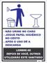 Imagem de Placas Sinalizadoras Indicativas Banheiro Sanitário Kit